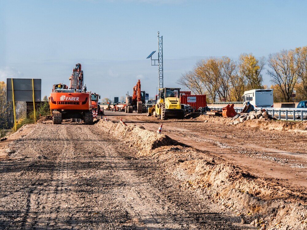 Construction site with cranes — the setting for a construction environmental management plan